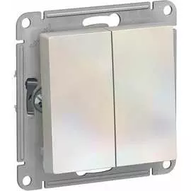 Двухклавишный переключатель Systeme Electric AtlasDesign ATN000465