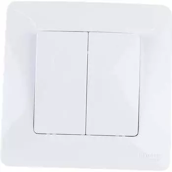 Двухклавишный переключатель Systeme Electric BLANCA BLNVS106601