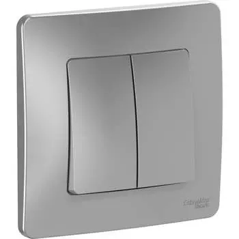 Двухклавишный переключатель Systeme Electric Blanca BLNVS106603