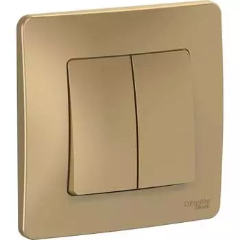 Двухклавишный переключатель Systeme Electric Blanca BLNVS106604