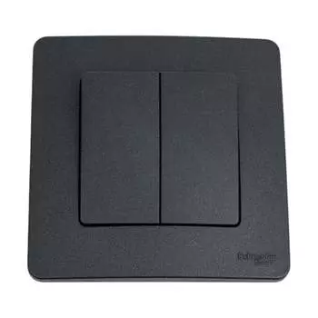 Двухклавишный переключатель Systeme Electric Blanca BLNVS106606