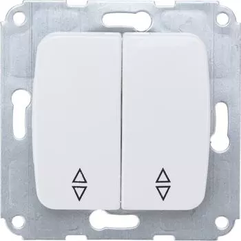 Двухклавишный проходной механизм переключателя KRANZ dea KR-78-0207