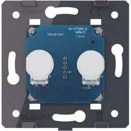 Двухклавишный проходной сенсорный выключатель LIVOLO