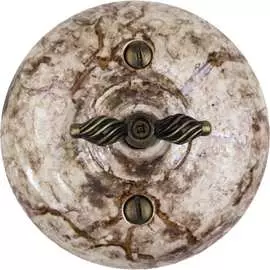 Двухклавишный проходной выключатель Electraline