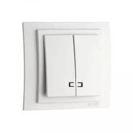 Двухклавишный проходной выключатель MONO ELECTRIC