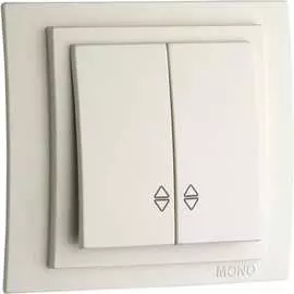 Двухклавишный проходной выключатель MONO ELECTRIC