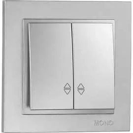 Двухклавишный проходной выключатель MONO ELECTRIC