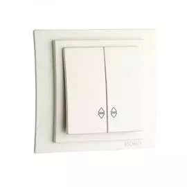 Двухклавишный проходной выключатель MONO ELECTRIC