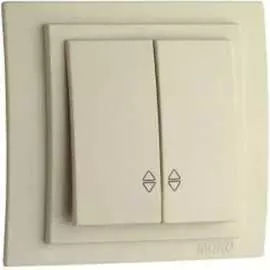 Двухклавишный проходной выключатель MONO ELECTRIC