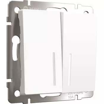 Двухклавишный проходной выключатель WERKEL a062402