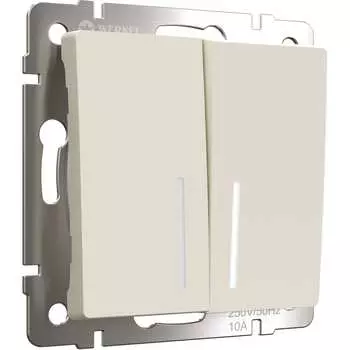 Двухклавишный проходной выключатель WERKEL a062421