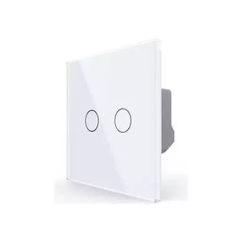 Двухклавишный сенсорный выключатель LIVOLO VL-C702-11