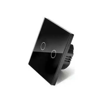 Двухклавишный сенсорный выключатель ONVIZ ONVIZ черный Tuya2черный