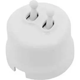 Двухклавишный выключатель Bironi B1-232-21