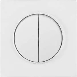 Двухклавишный выключатель BYLECTRICA ПРОВАНС белый С510-2302