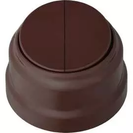 Двухклавишный выключатель BYLECTRICA серия РЕТРО А56-2212 шоколад