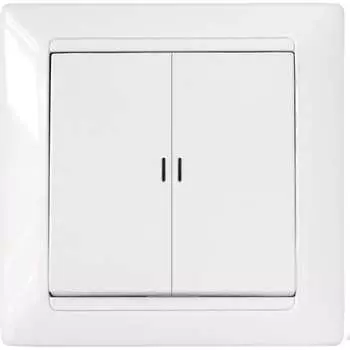 Двухклавишный выключатель BYLECTRICA СТИЛЬ С510-815