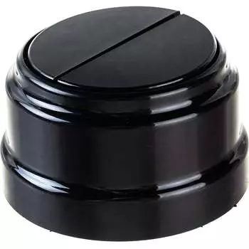 Двухклавишный выключатель BYLECTRICA серия РЕТРО А510-2202 черный