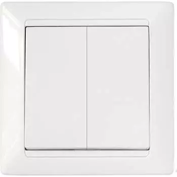 Двухклавишный выключатель BYLECTRICA СТИЛЬ С510-829