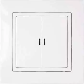 Двухклавишный выключатель BYLECTRICA УЮТ С510-867