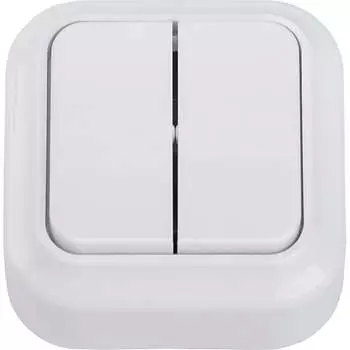 Двухклавишный выключатель BYLECTRICA ВАРИАНТ А510-2102