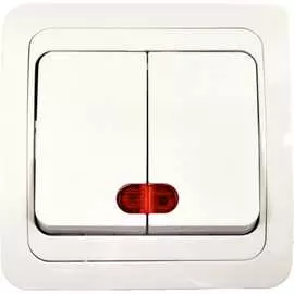 Двухклавишный выключатель Econ