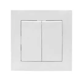 Двухклавишный выключатель EKF Валенсия PROxima EWV10-023-10