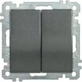 Двухклавишный выключатель IEK