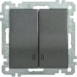 Двухклавишный выключатель IEK