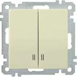 Двухклавишный выключатель IEK