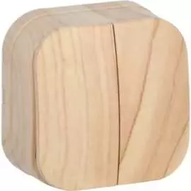 Двухклавишный выключатель IEK GLORY ВС20-2-0-ХС EVH20-K34-10