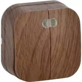 Двухклавишный выключатель IEK GLORY ВС20-2-1-ХД EVH21-K24-10