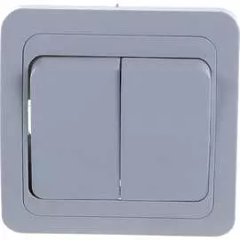 Двухклавишный выключатель IN HOME CLASSICO 2023 4680005959860