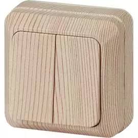 Двухклавишный выключатель Intro Quadro 2-104-11 Б0053763