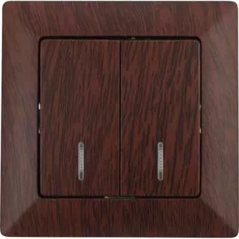 Двухклавишный выключатель Intro Solo 4-105-10 Б0053599