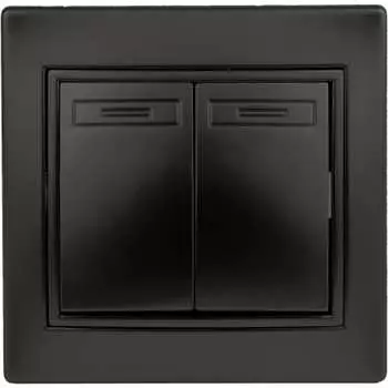 Двухклавишный выключатель Intro Plano 1-104-05 Б0053765