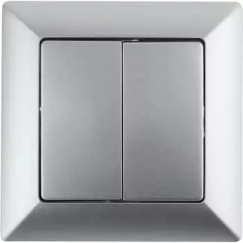 Двухклавишный выключатель Intro Solo 4-104-03 Б0053587