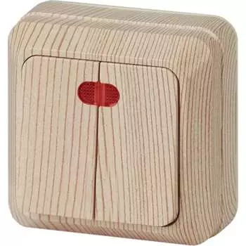 Двухклавишный выключатель Intro Quadro 2-105-11 Б0053772