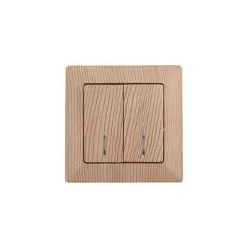 Двухклавишный выключатель Intro Solo 4-105-11 Б0053600