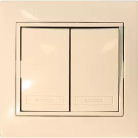 Двухклавишный выключатель Jilion 9533137