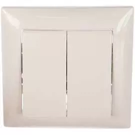 Двухклавишный выключатель Кунцево-Электро СЕЛЕНА С510-379 8103