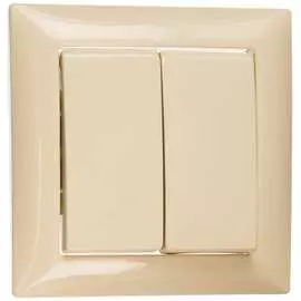 Двухклавишный выключатель Кунцево-Электро СЕЛЕНА С510-379 8143