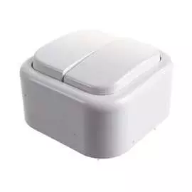 Двухклавишный выключатель Кунцево-Электро ВАЛЕНТИНА А56-025 7634