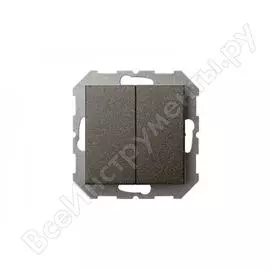 Двухклавишный выключатель LIREGUS Эпсилон IJ5 10-003-01 28-103