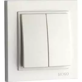 Двухклавишный выключатель MONO ELECTRIC