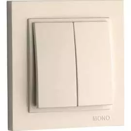Двухклавишный выключатель MONO ELECTRIC