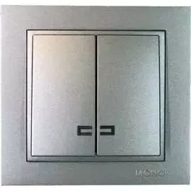 Двухклавишный выключатель MONO ELECTRIC