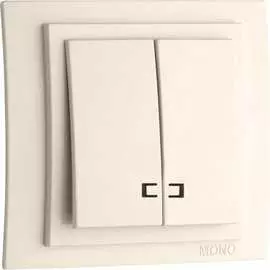 Двухклавишный выключатель MONO ELECTRIC