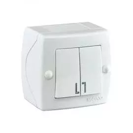 Двухклавишный выключатель MONO ELECTRIC