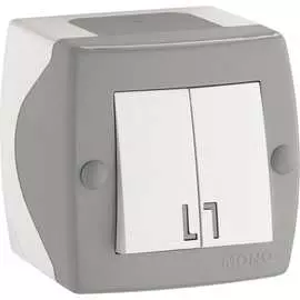 Двухклавишный выключатель MONO ELECTRIC